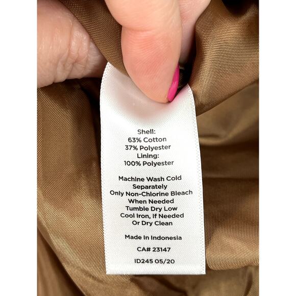 NWT Talbots animal print skirt, size 2P - Picture 6 of 10